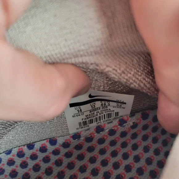 Nike Air VaporMax Flyknit Utility Moon Particle AH6834-205 Mens 14 Taupe Sneaker - Picture 11 of 12